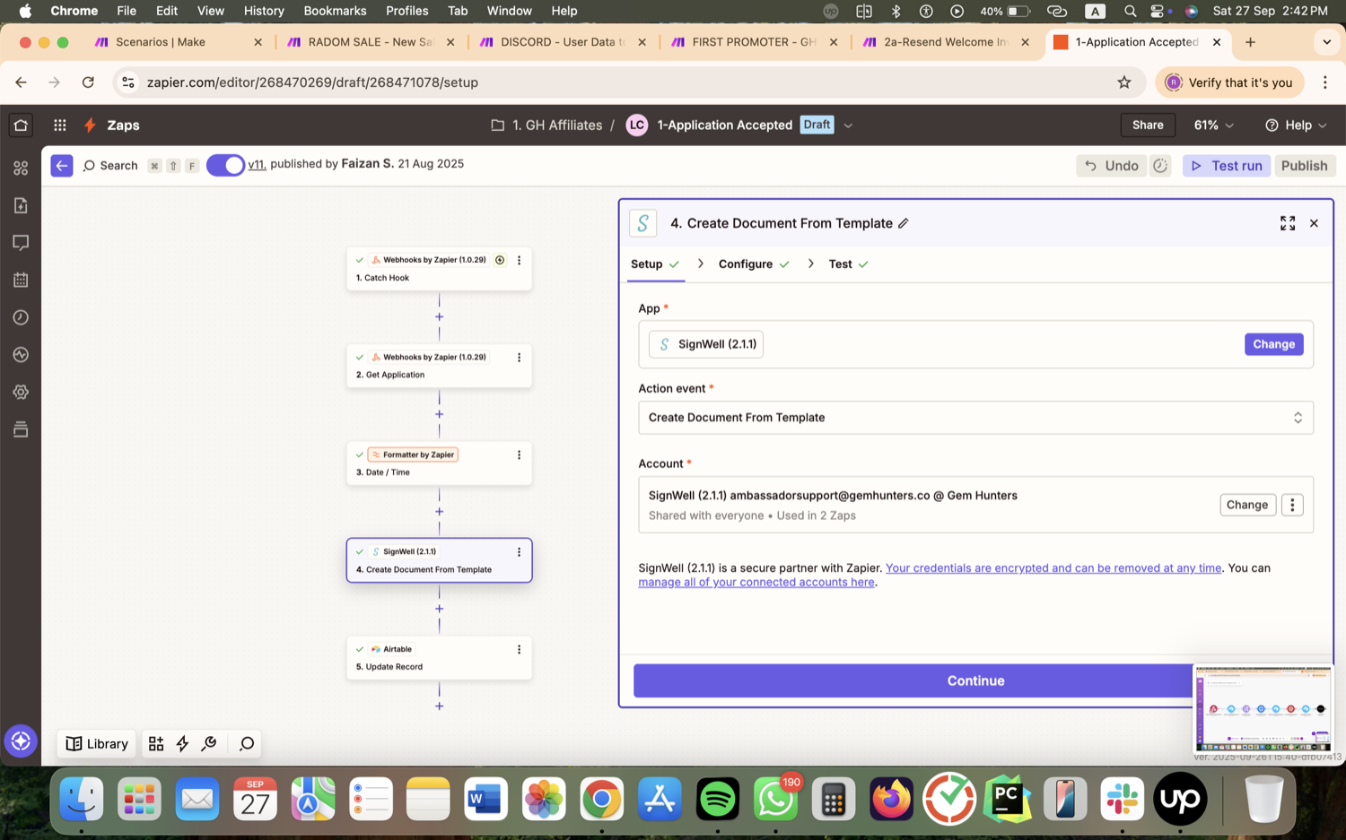Crypto Affiliate & Subscription Ops - Airtable, Make, Zapier screenshot 13